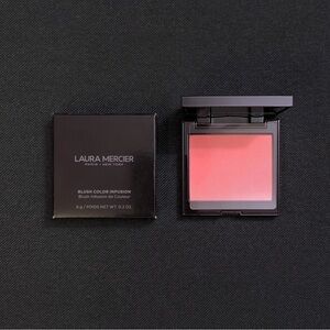 LAURA MERCIER Peach Blush Color Infusion Sheer Light Coral Shimmer